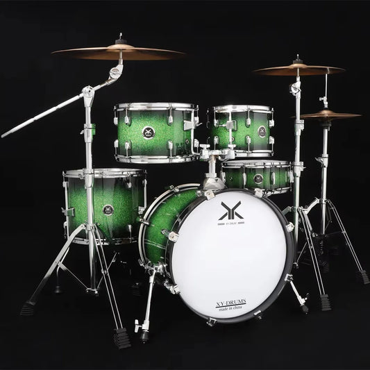 Fabrik-Direktverkauf Clear Beide schwarze und grüne Trommeln Jazz Professional Drum Set Professional Blue