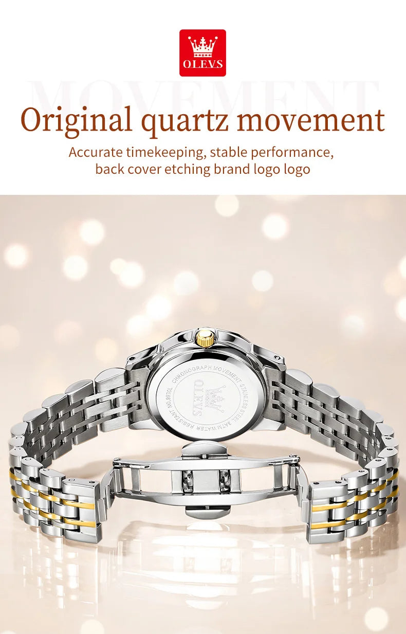 Oelvs Damen uhren Luxus römische Ziffern Zifferblatt Uhr für Frauen Raute Spiegel wasserdicht leuchtende Armbanduhr Datum Damen kleid