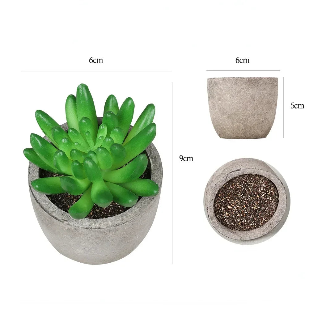 Mini künstliche Aloe Pflanzen Bonsai kleine simulierte Baum Topfpflanzen gefälschte Blumen Büro Tisch Topf Ornamente Hausgarten Dekor