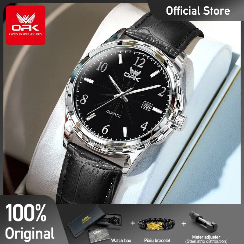 Opk 6031 Uhren für Männer Original wasserdichte digitale Spiegel Quarz leuchtende Armbanduhr Automatik uhr reloj hombre