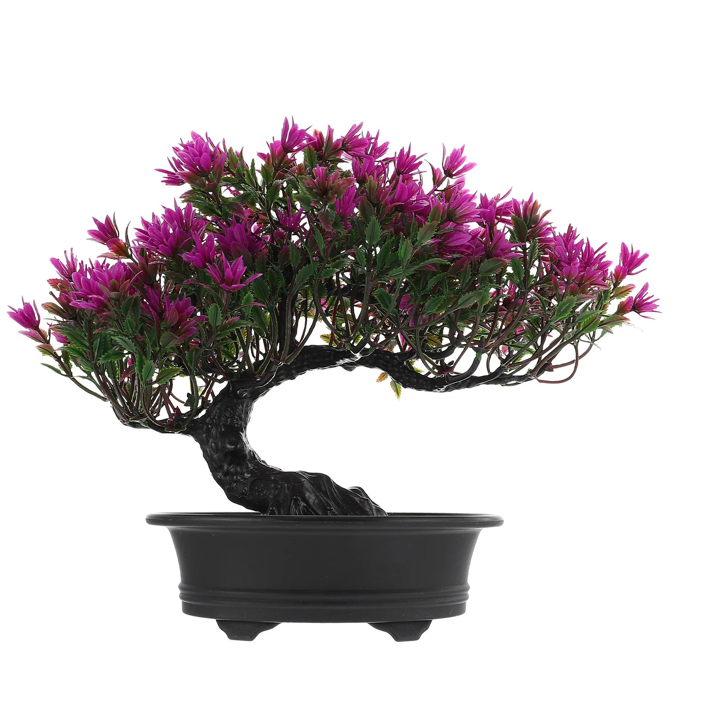 Künstliche Pflanze im Topf, Bonsai, grün, kleine Baumpflanzen, Ornamente, realistisch, ewiger Kunststoff, lebensechtes Topfblumendekor