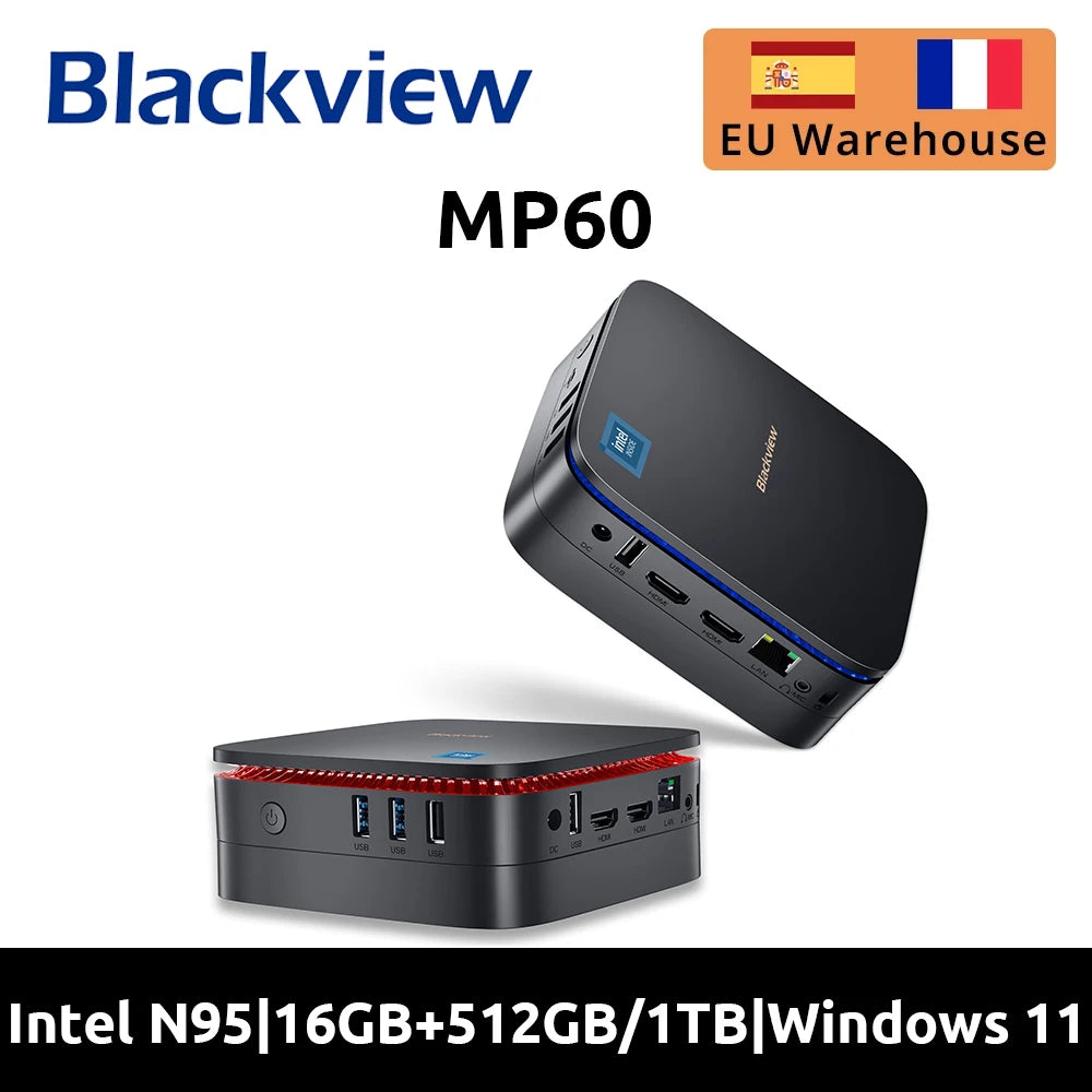 BLACKVIEW MP80 Mini-PC - Kompakte Power mit Intel Celeron N5095