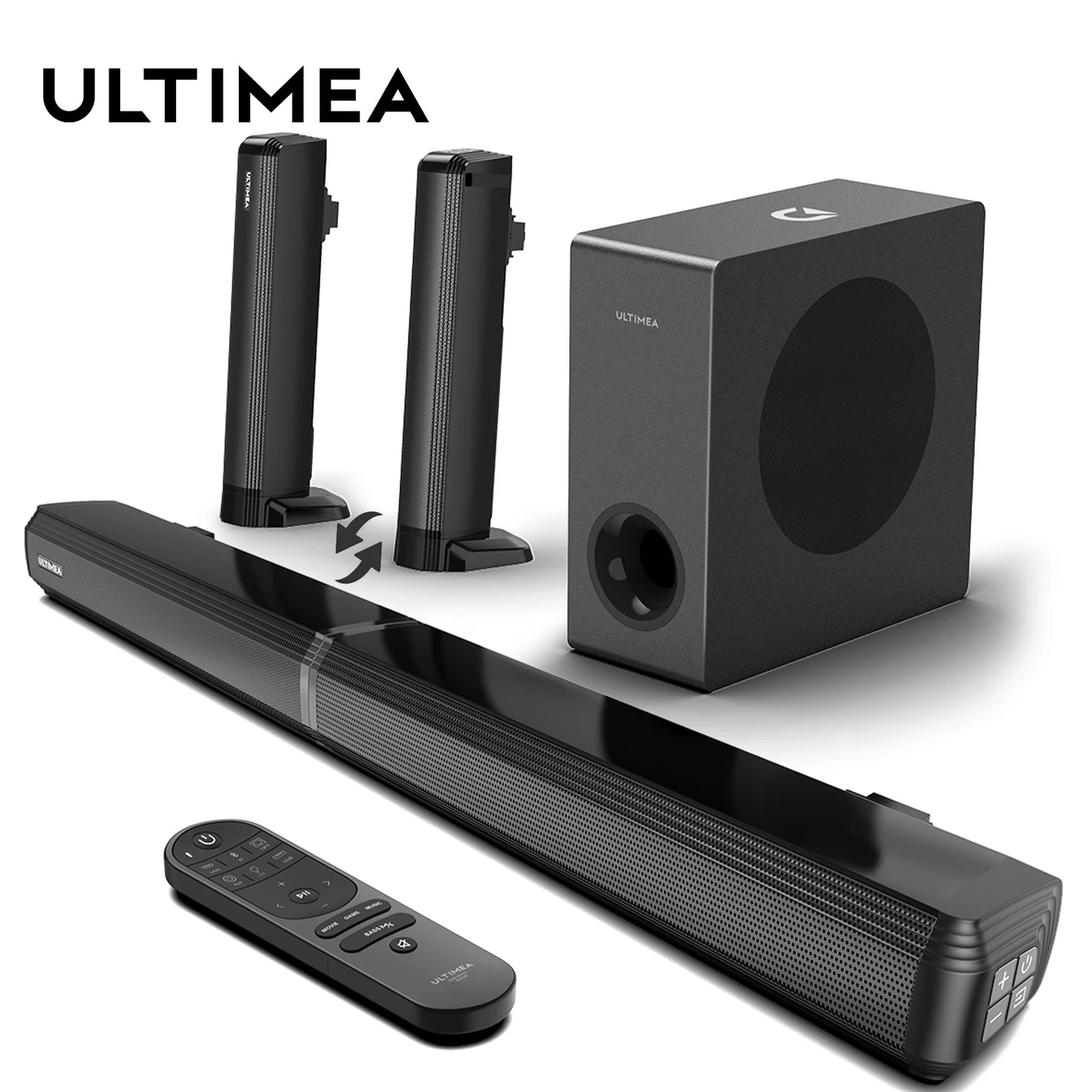 ULTIMEA Apollo S50: 200W 4.1 Soundbar, Heimkino-Sound