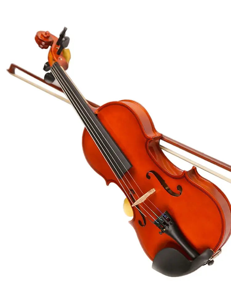 Geschenk für Weihnachten 1/8 1/16 1/10 Größe mit Koffer Bogensaiten Schulterstütze Bass Holz Violine für Kinder Studenten Kinder Violine