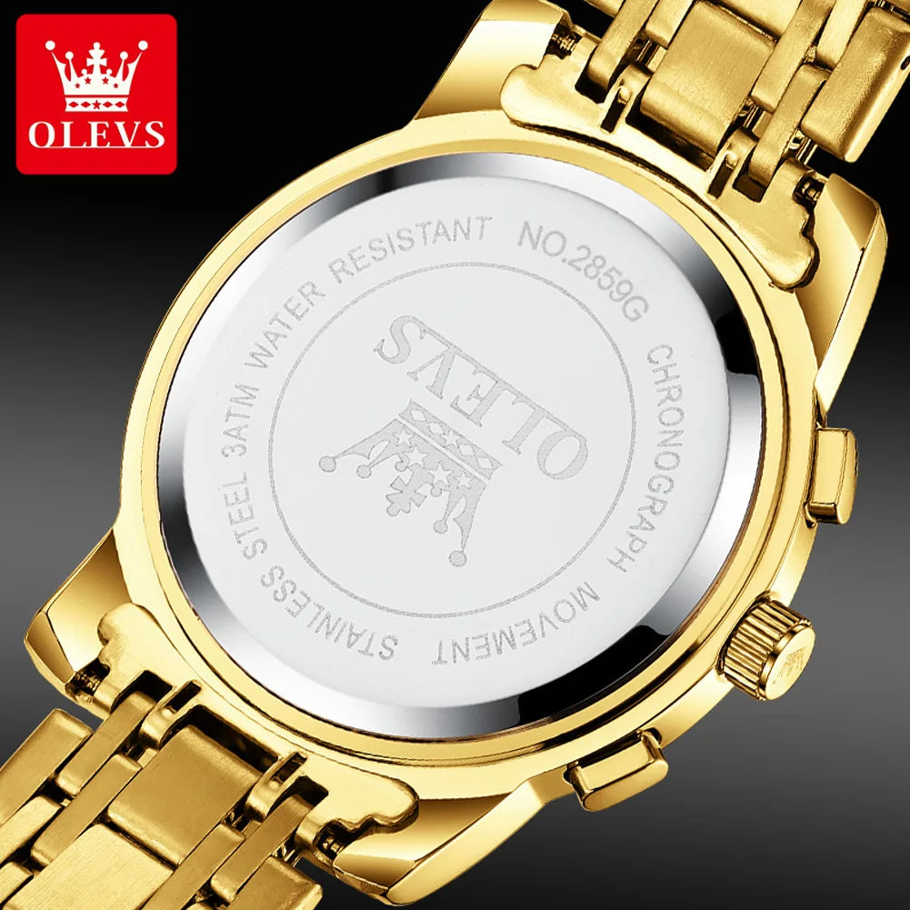 OLEVS Top Marke herren Uhren Klassischen Römischen Skala Zifferblatt Luxus Armbanduhr für Mann Original Quarz Wasserdicht Leucht Männlichen reloj