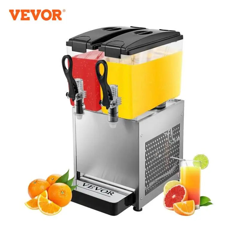 VEVOR 24L 36L 48L Getränkespender Kalt-/Heißgetränk Granit Maschine Slushy Maker für Saft Milchshake Kaffee Soda Gewerbliche Nutzung