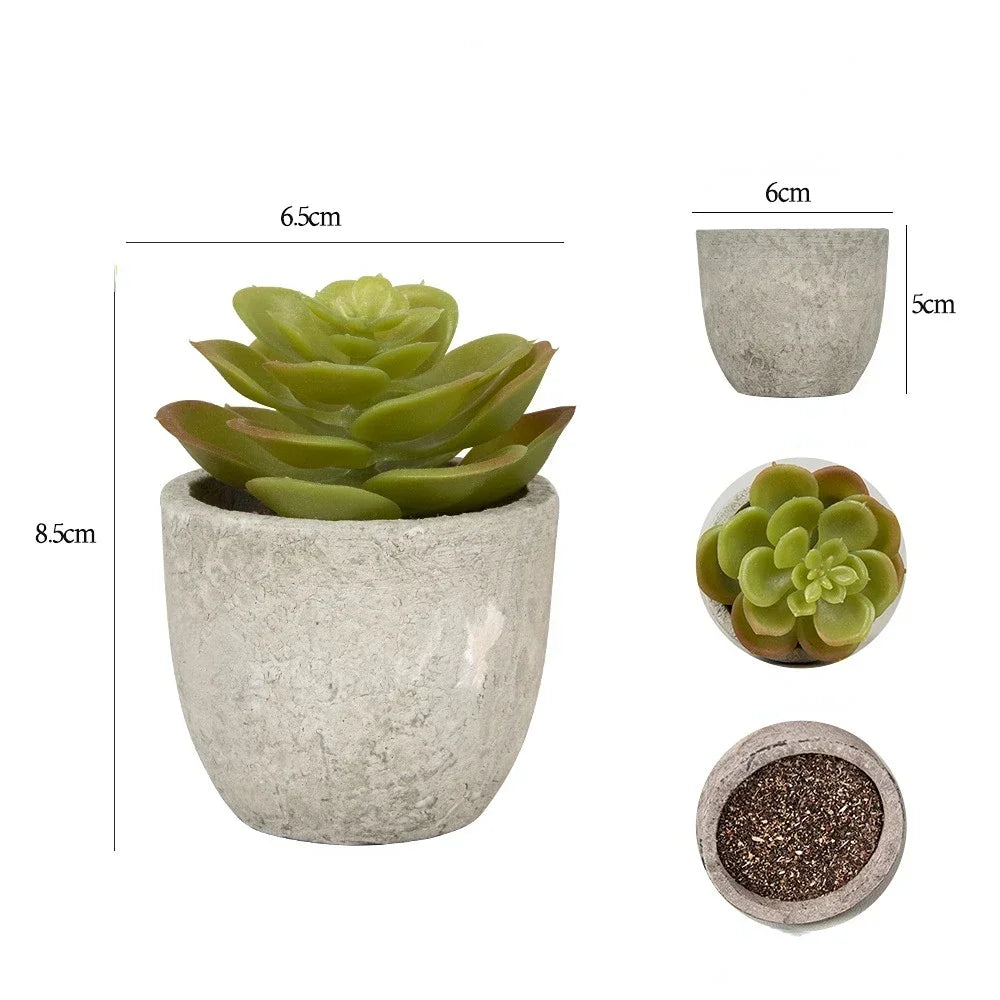 Mini künstliche Aloe Pflanzen Bonsai kleine simulierte Baum Topfpflanzen gefälschte Blumen Büro Tisch Topf Ornamente Hausgarten Dekor