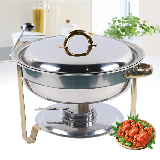 4L Edelstahl Chafing Dish Restaurant Buffet Lebensmittel Wärmer Container Chafer Dish Lebensmittel Isolierung Für Home Zubehör Küche