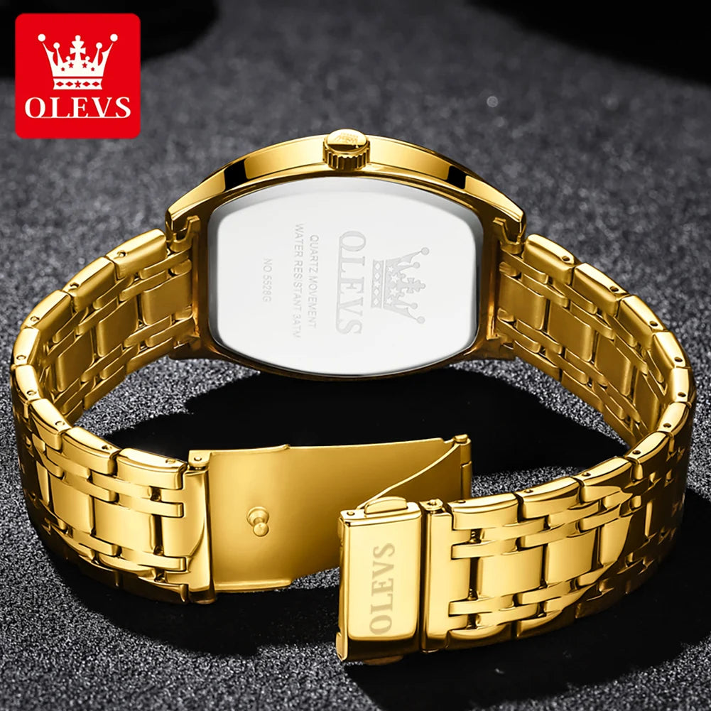 Olevs Herren uhren Luxus Persenning Original Top Marke Quarzuhr für Herren wasserdichte leuchtende Woche Datum männliche Armbanduhr