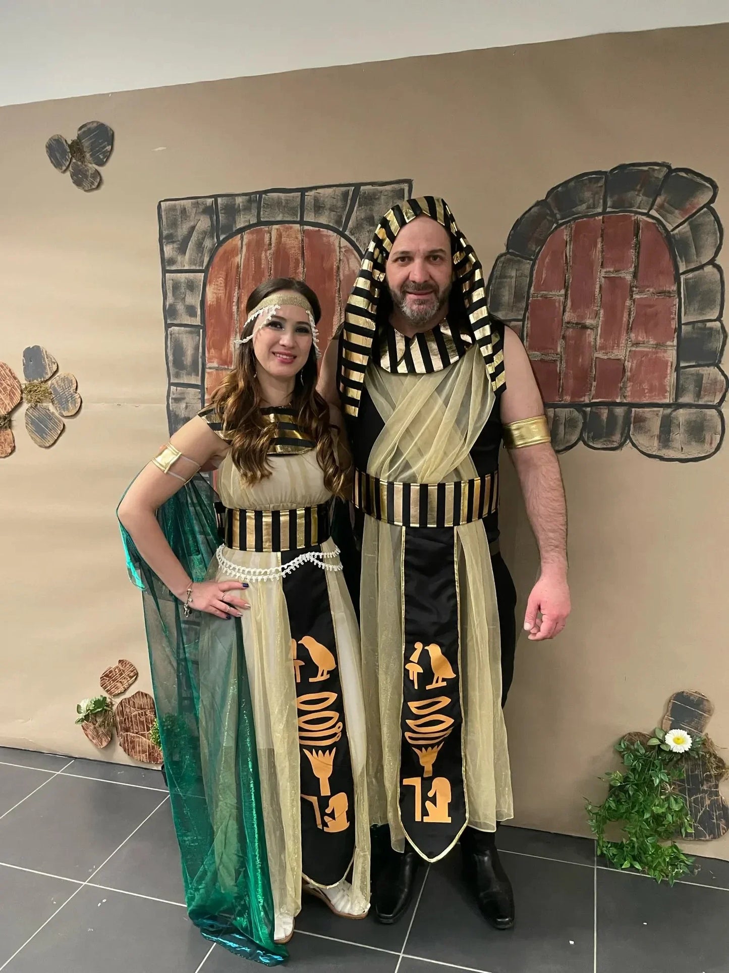 Ägyptisches Pharao- &amp; Cleopatra-Kostüm