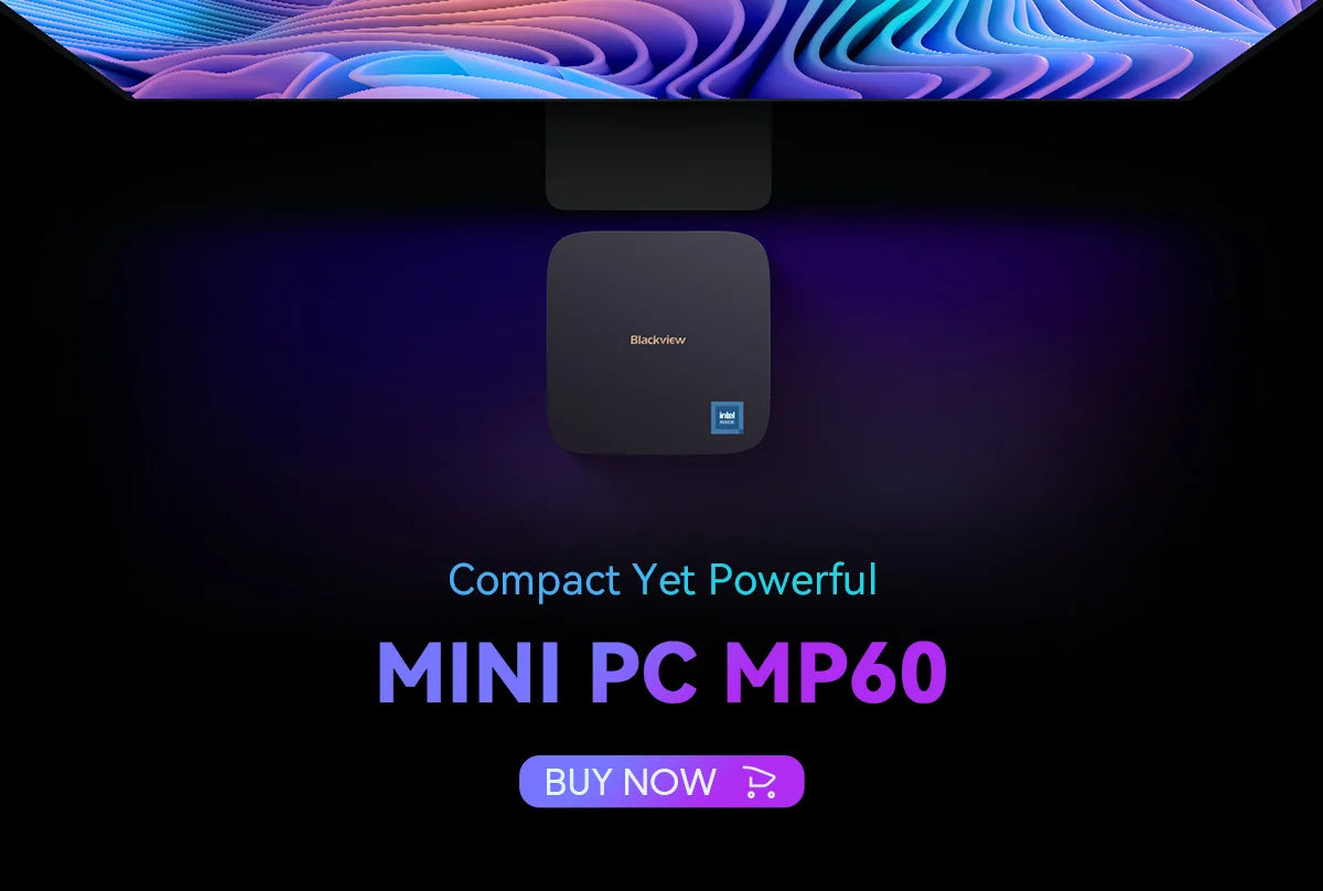 BLACKVIEW MP80 Mini-PC - Kompakte Power mit Intel Celeron N5095