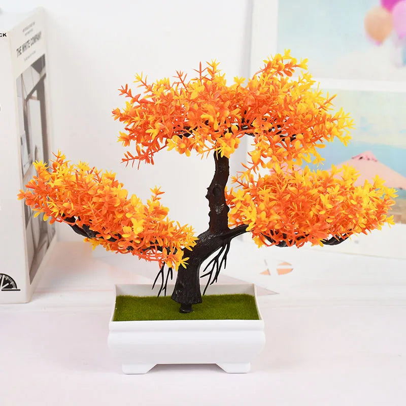 Künstliche Pflanzen Bonsai Kleiner Baum Topf Gefälschte Pflanze Blumen Topf Ornamente Für Home Zimmer Tischdekoration Hotel Garten Dekor