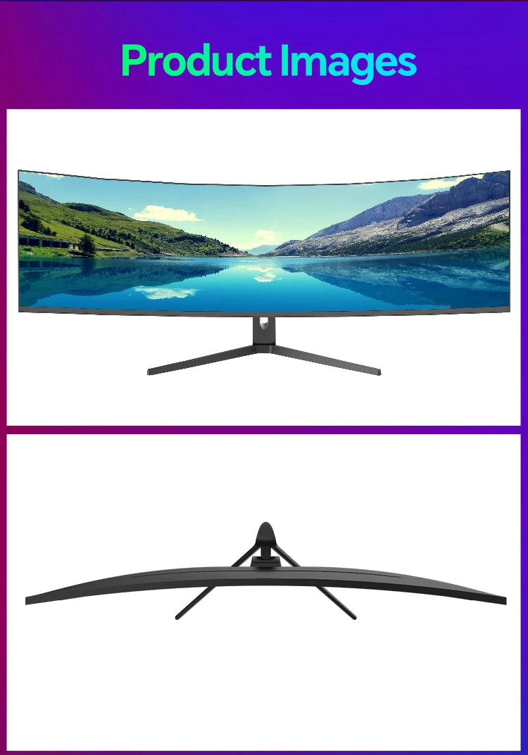 Anmite 49 Zoll 5K Nano-IPS Curved Gaming Monitor