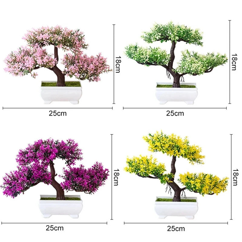 Künstliche Pflanzen Bonsai Kleiner Baum Topf Gefälschte Pflanze Blumen Topf Ornamente Für Home Zimmer Tischdekoration Hotel Garten Dekor