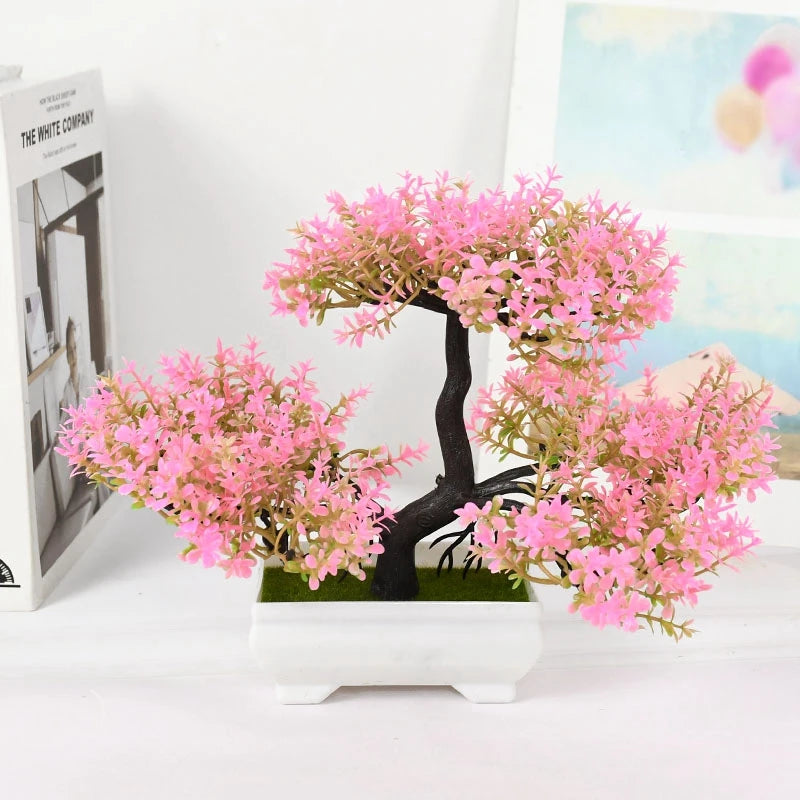 Künstliche Pflanzen Bonsai Kleiner Baum Topf Gefälschte Pflanze Blumen Topf Ornamente Für Home Zimmer Tischdekoration Hotel Garten Dekor