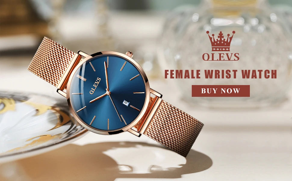 OLEVS Neue Rose Gold Weiß Frauen Uhr Casual Quarz Uhren Damen Top Marke Weibliche Armbanduhr Mädchen Uhr