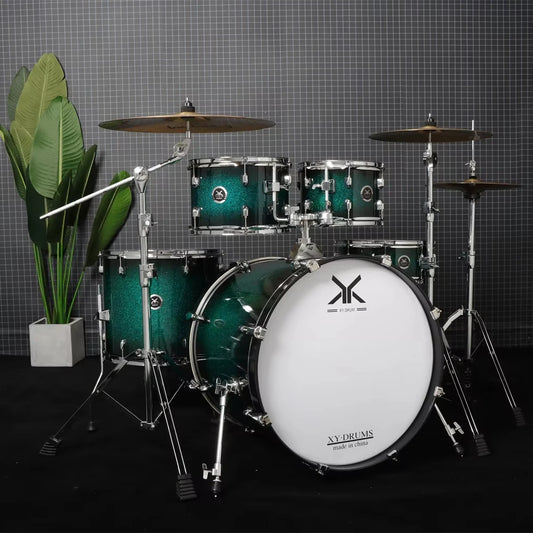 High quality Unisex Green gradient pro drum set cheap and good quality drum set