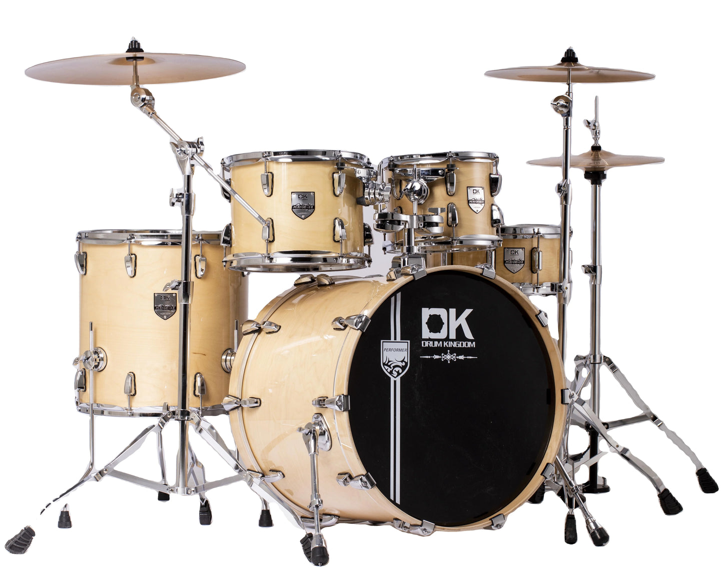 DK Professional Musical Instruments 5 Pieces Knit Drum Set For Beginner