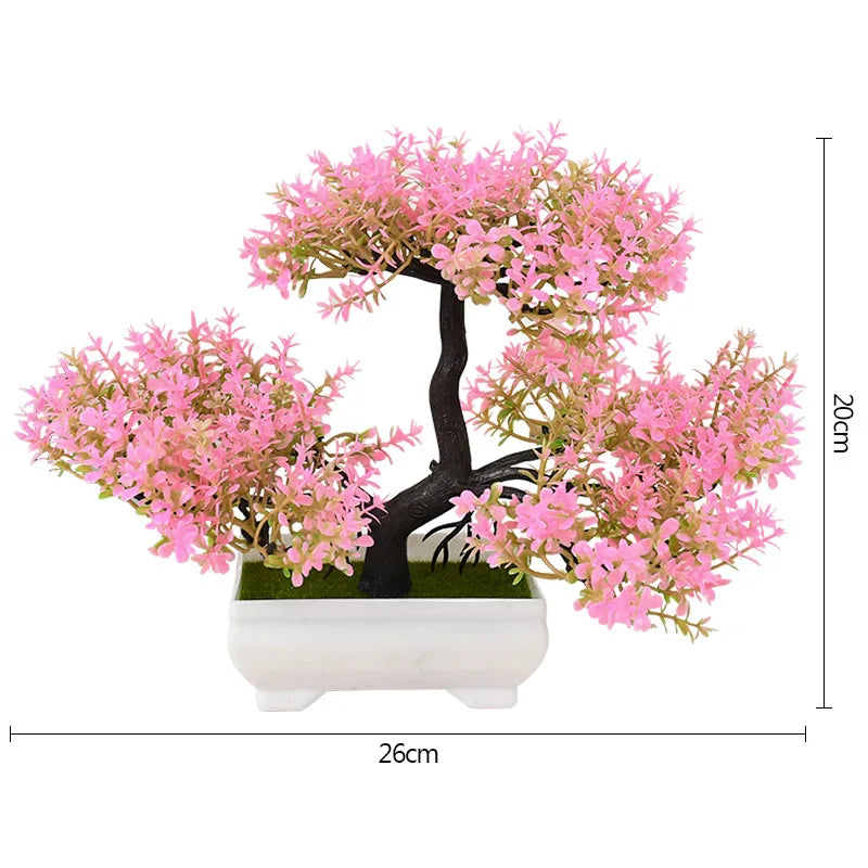 Künstliche Pflanzen Bonsai Kleiner Baum Topf Gefälschte Pflanze Blumen Topf Ornamente Für Home Zimmer Tischdekoration Hotel Garten Dekor