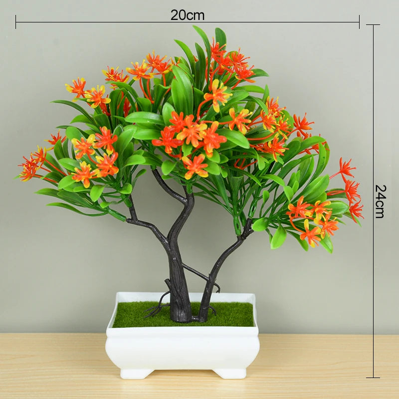 Künstliche Pflanzen Bonsai Kleiner Baum Topf Gefälschte Pflanze Blumen Topf Ornamente Für Home Zimmer Tischdekoration Hotel Garten Dekor