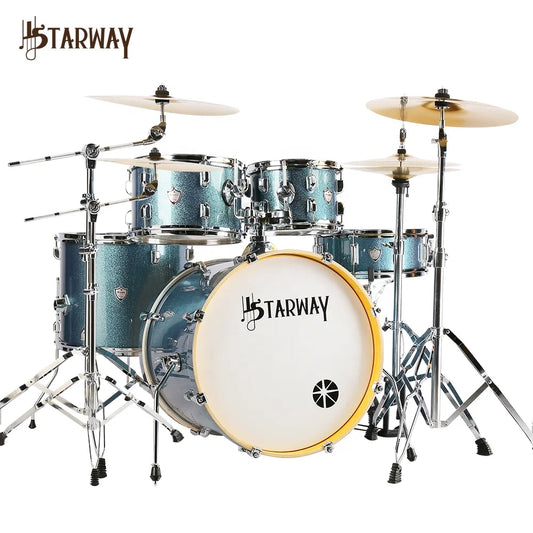 Starway Professional Level Jazz Drum Set Musik instrument Akustisches Drum Kit für profession elle Schlagzeuger