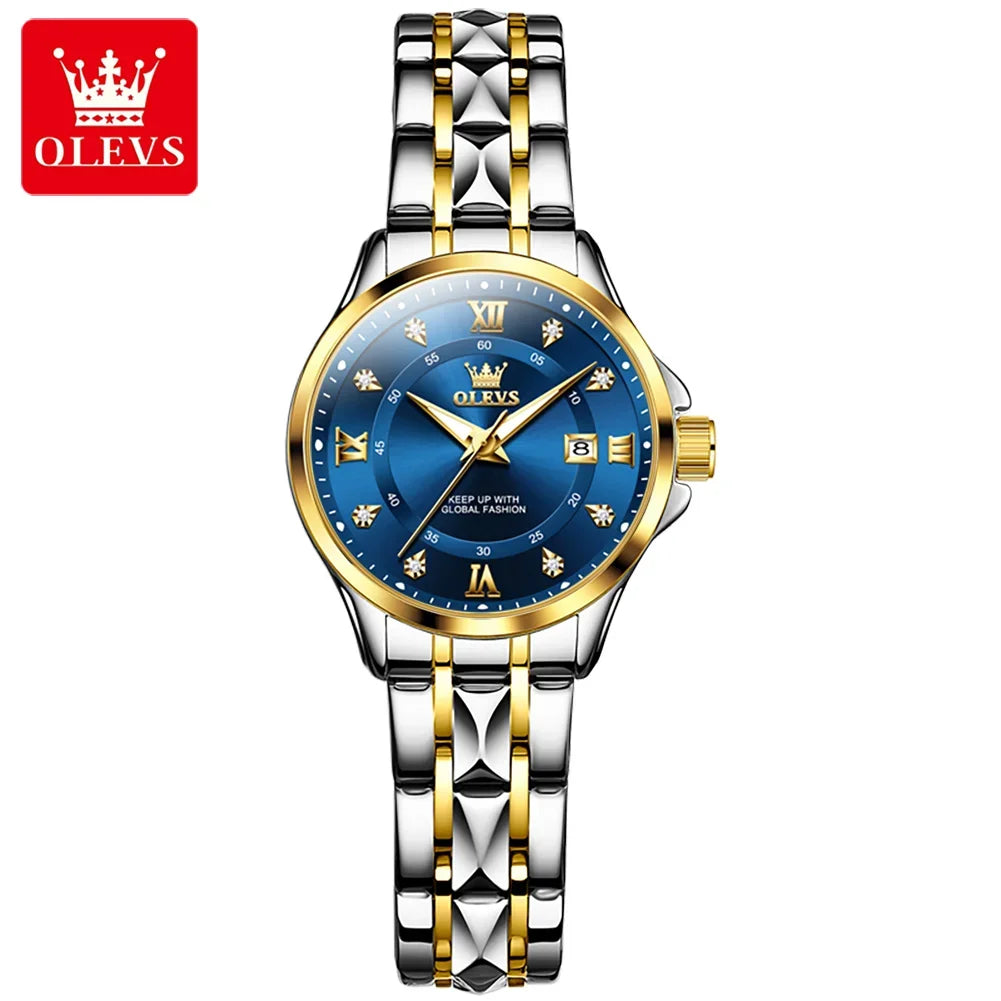 Olevs Original Mode Quarzuhr für Frauen wasserdichte leuchtende Luxus Top Marke Damen uhren elegante Damen Armbanduhr