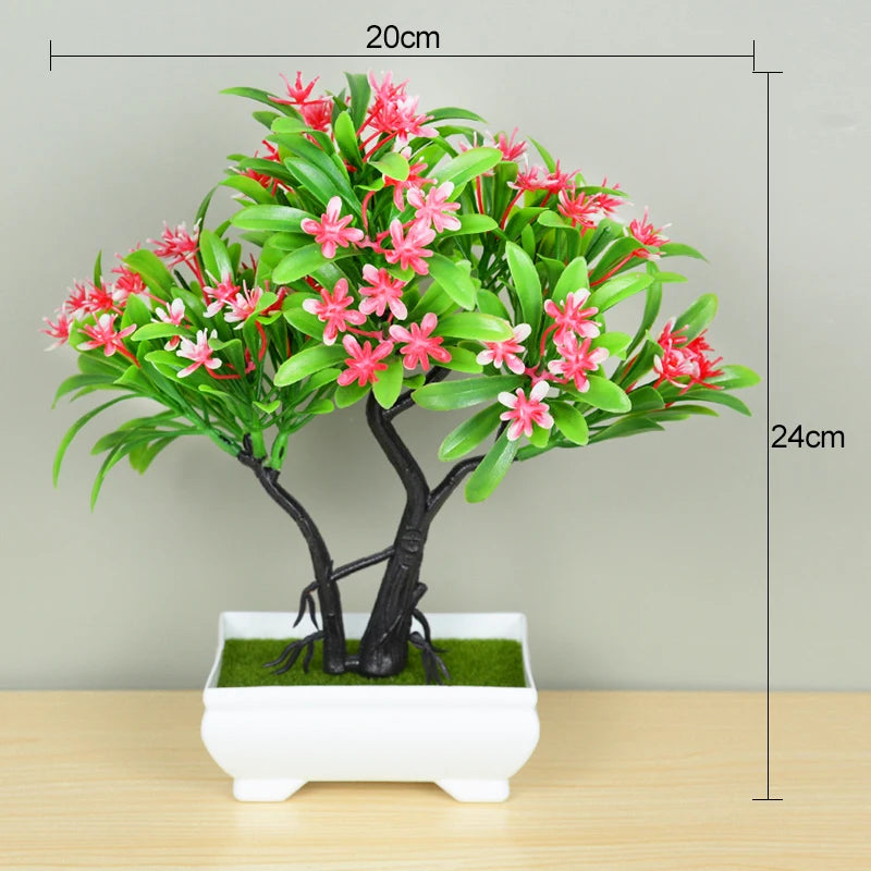 Künstliche Pflanzen Bonsai Kleiner Baum Topf Gefälschte Pflanze Blumen Topf Ornamente Für Home Zimmer Tischdekoration Hotel Garten Dekor