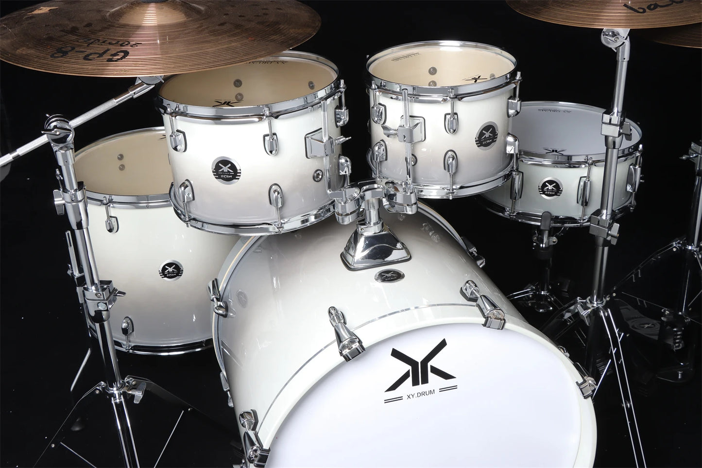 Niedriger Preis Performer Series 5-Drum-Set Hi Hat und Beckenständer-Drum-Kit