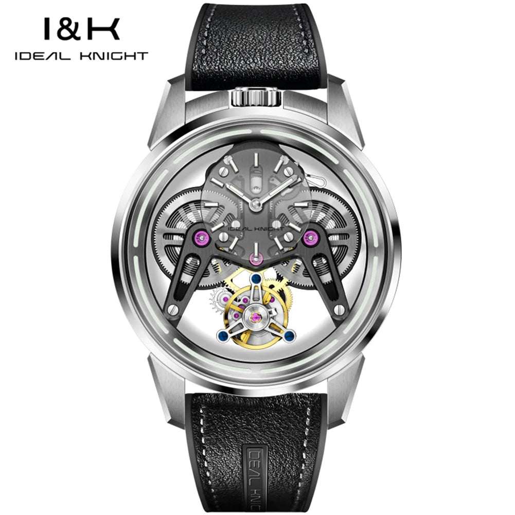 Ideale Ritter 6806 High-End Herren uhren Luxus Tourbillon automatische mechanische Armbanduhr für Herren (zukünftige Kampf rüstung Serie)