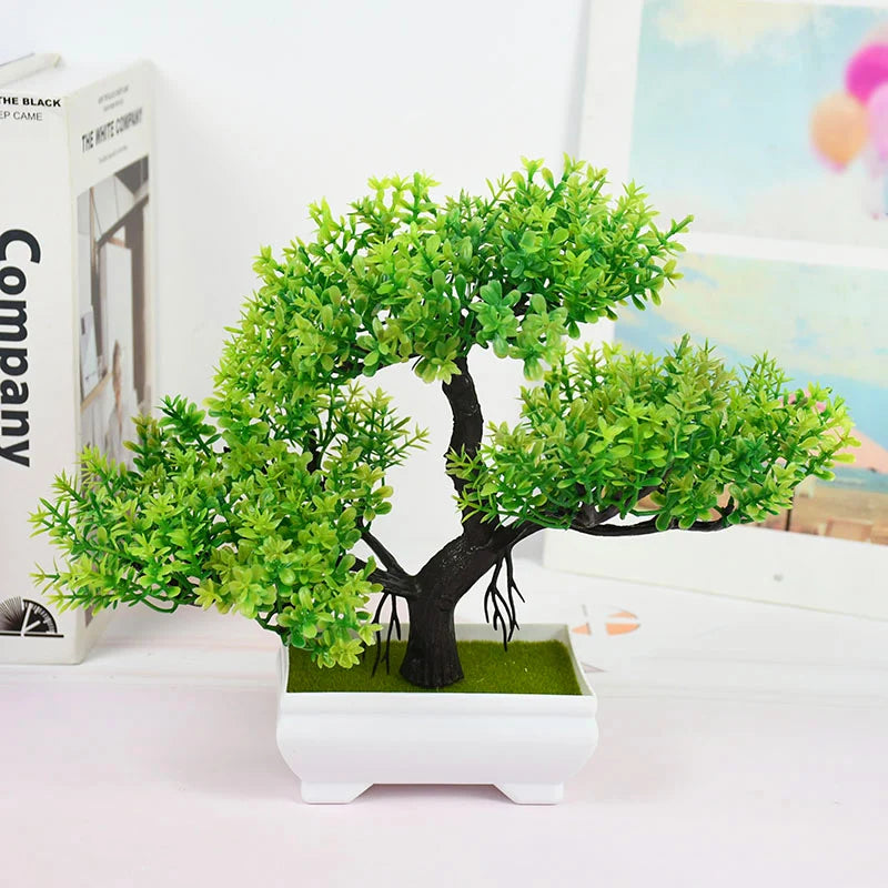 Künstliche Pflanzen Bonsai Kleiner Baum Topf Gefälschte Pflanze Blumen Topf Ornamente Für Home Zimmer Tischdekoration Hotel Garten Dekor