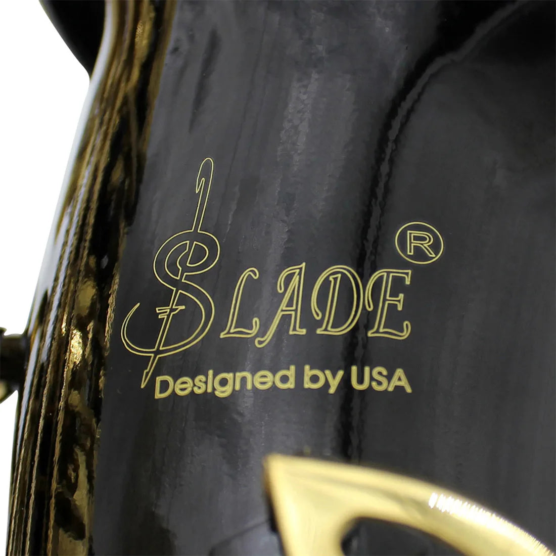 Slade Eb E-Flat Altsaxophon Sax Shell Key Carve Muster Holz blasinstrument mit Rücken gurten Fall andere Schilf Aecessaries