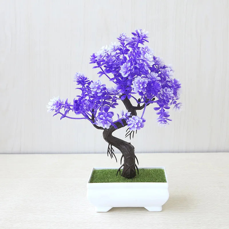 Künstliche Plastik pflanzen Bonsai kleiner Baum Topf Topf Blumengarten gefälschte Pflanzen anordnung Ornamente Zimmer Home Tisch dekoration