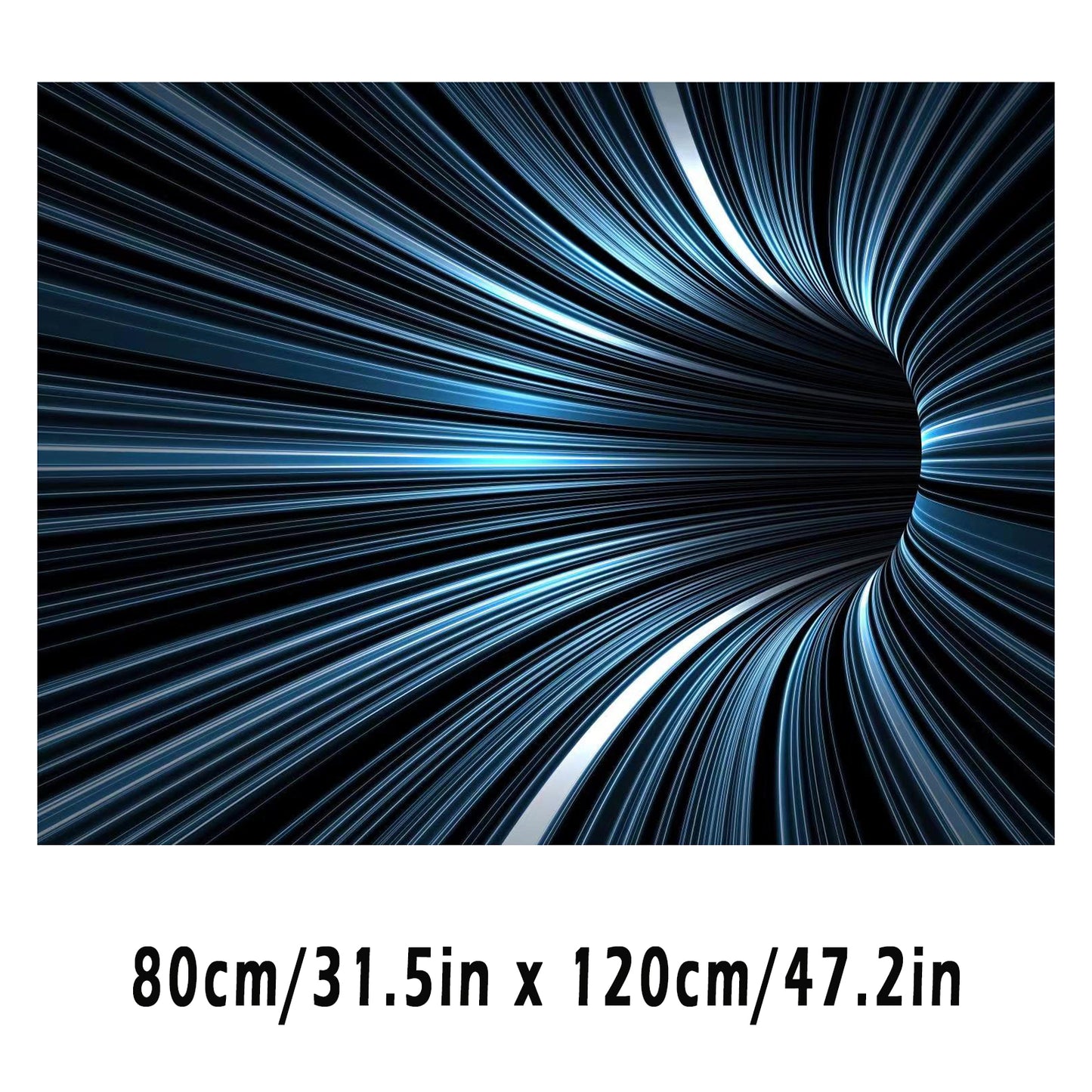 1pc 3D Vision Vortex Carpet Living Room Bedroom Floor Mat Doorway Decor Rugs Creative Three Dimensional Large Area Floor Mats Home Decoration