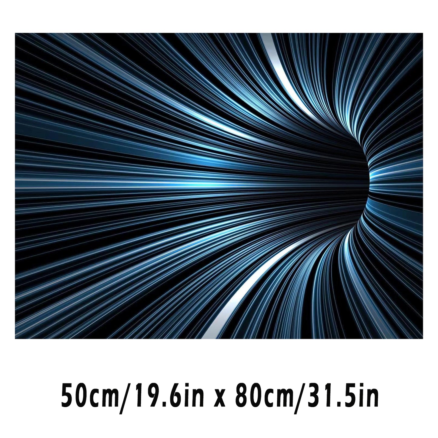 1pc 3D Vision Vortex Carpet Living Room Bedroom Floor Mat Doorway Decor Rugs Creative Three Dimensional Large Area Floor Mats Home Decoration