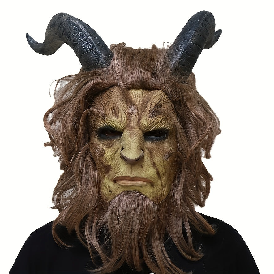 Beast Mask Beauty And Beast Hood Mask Festival Costume Props Disguise Masks for Parties, Masquerades, Thanksgiving, Christmas, Easter, Halloween, And Birthday Gifts.