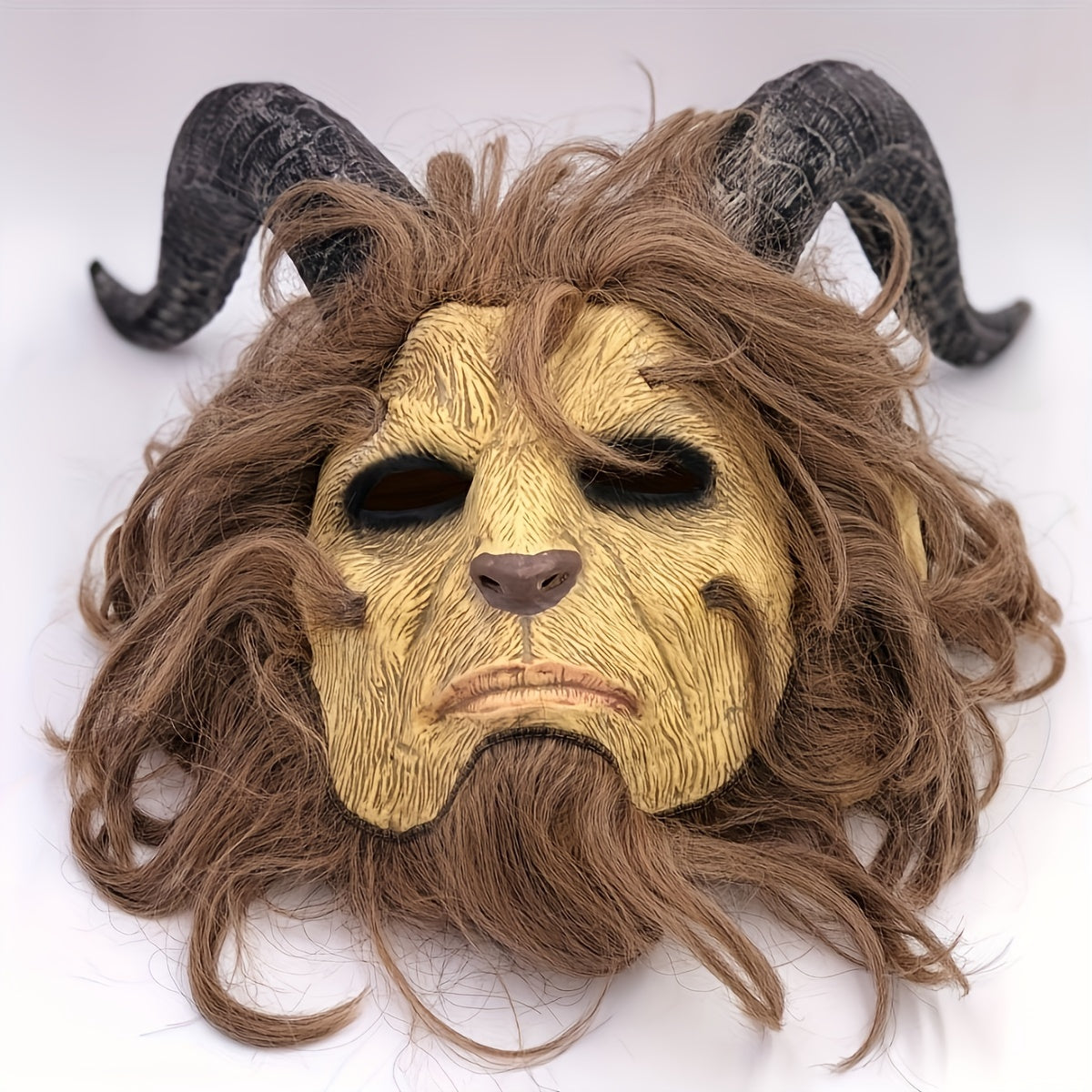 Beast Mask Beauty And Beast Hood Mask Festival Costume Props Disguise Masks for Parties, Masquerades, Thanksgiving, Christmas, Easter, Halloween, And Birthday Gifts.