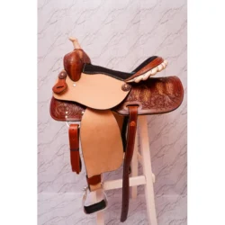 Westernsattel, Barrel Racing, Trail Riding, Premium Leder, handgefertigt, individuelle Anpassung, Büffelleder, Sattel Set