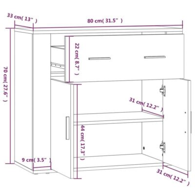 Highboard aus Räuchereiche Artikel  direkt vom Hersteller Weltweit A1Markt.de