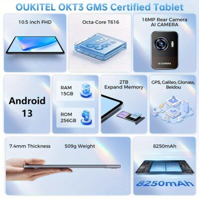 OUKITEL OKT3 Tablet: Leistungsstarkes... Artikel  direkt vom Hersteller Weltweit A1Markt.de