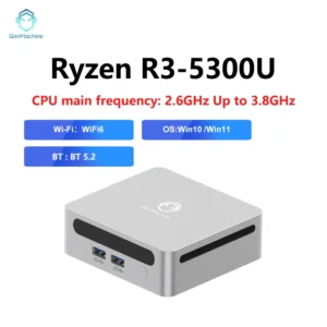 GenMachine Mini-PC mit AMD Ryzen 3 5300U - Kompakte Leistung für Ihr Zuhause