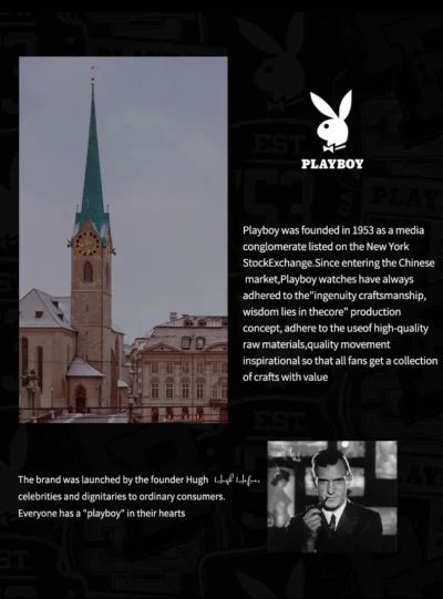 Playboy Mode Männer Uhren... Artikel  direkt vom Hersteller Weltweit A1Markt.de