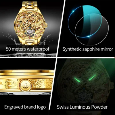 OUPINKE Gold Dragon Automatic... Artikel  direkt vom Hersteller Weltweit A1Markt.de