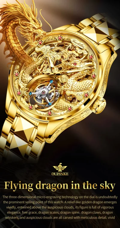 OUPINKE Gold Dragon Automatic... Artikel  direkt vom Hersteller Weltweit A1Markt.de