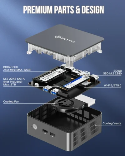 SOYO M2 PLUS 2 Mini-PC –... Artikel  direkt vom Hersteller Weltweit A1Markt.de