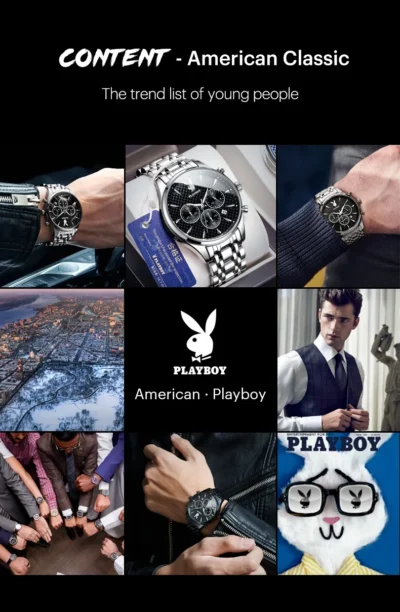 Playboy neue hochwertige Uhr... Artikel  direkt vom Hersteller Weltweit A1Markt.de