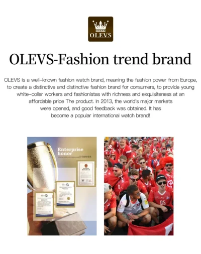 OLEVS Herrenuhr – Eleganz... Artikel  direkt vom Hersteller Weltweit A1Markt.de