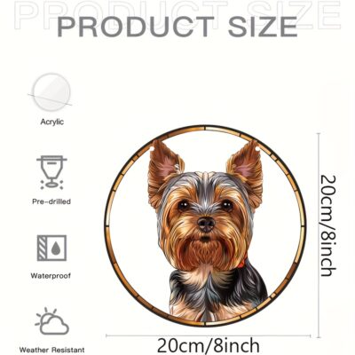 Sonnenfänger-Schild Yorkshire Terrier – Liebevolle... Artikel  direkt vom Hersteller Weltweit A1Markt.de