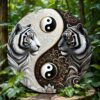 Yin Yang Bengal Tiger Metallschild – Harmonische... Artikel  direkt vom Hersteller Weltweit A1Markt.de