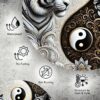 Yin Yang Bengal Tiger Metallschild – Harmonische... Artikel  direkt vom Hersteller Weltweit A1Markt.de