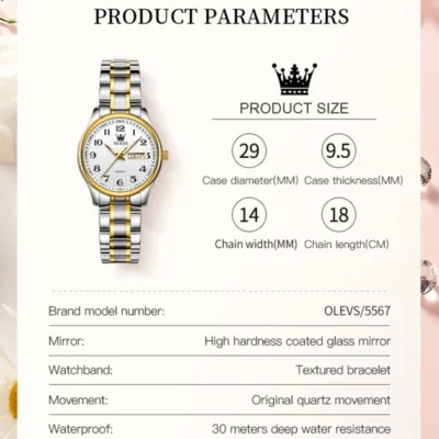 OLEVS Women’s Wrist watch Original Luxury Watches... Artikel  direkt vom Hersteller Weltweit A1Markt.de